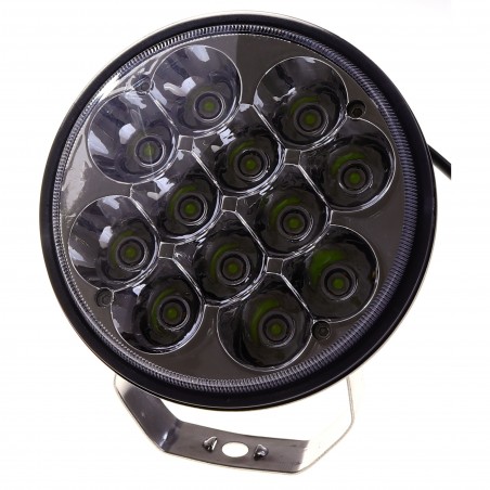 REFLEKTOR LED, 10-32V, 36W, IP67, CZARNY, Ø 146 MM - NSE 41629-2 - auramarine.pl