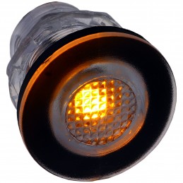 LAMPKA PODWODNA LED, 12V, KOLOR AMBER,D34MM - NSE 40160-3 - auramarine.pl