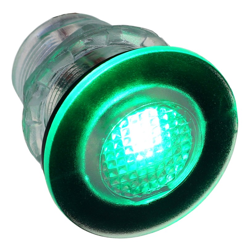 LAMPKA PODWODNA LED, 12V, KOLOR ZIELONY, D34MM - NSE 40160-4 - auramarine.pl