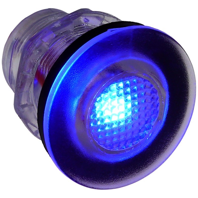LAMPKA PODWODNA LED, 12V, KOLOR NIEBIESKI,D34MM - NSE 40160-5 - auramarine.pl