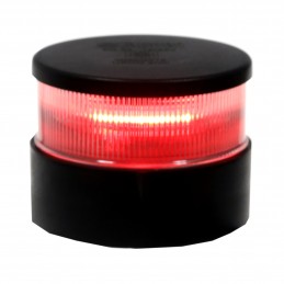 LAMPA NAWIGACYJNA S34 LED TOP RED DO 20M 12/24V CZARNA - AQSI 3854162000 - auramarine.pl
