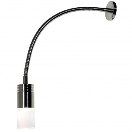 LAMPKA KINKIET LED, 10-30V, 395 x D60MM, ALUMINIUM - NSE 40197 - auramarine.pl
