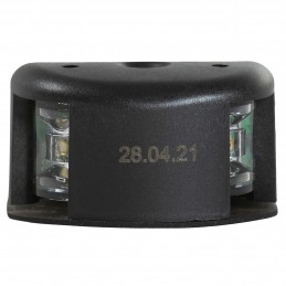 LAMPA NAWIGACYJNA S28 12V LED BI-COLOR CZARNA - DECK MOUNT - AQSI 3729001000 - auramarine.pl
