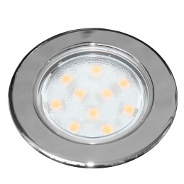 LAMPA LED VEGA 75 CHROM SMD, IP66, 8-30V, 2W, 140LM - BAT 9693C - auramarine.pl