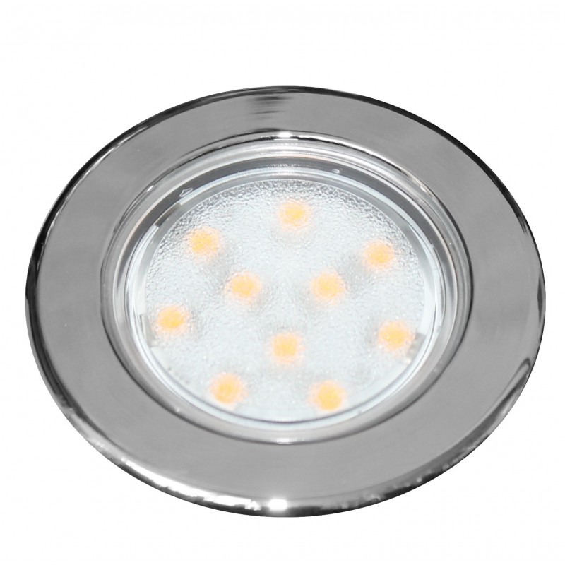 LAMPA LED VEGA 75 CHROM SMD, IP66, 8-30V, 2W, 140LM - BAT 9693C - auramarine.pl