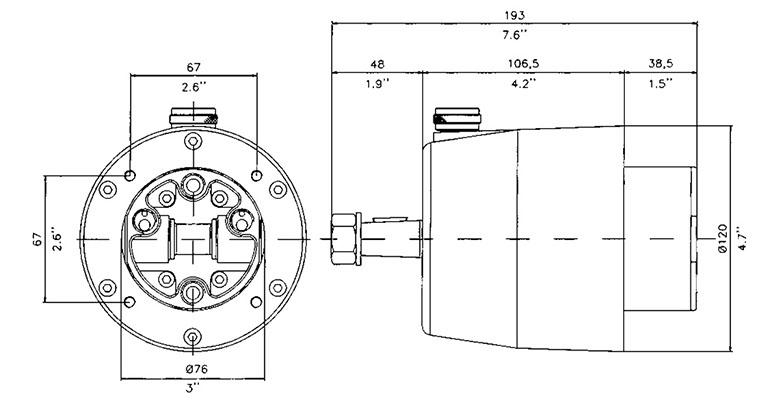 Schemat pompy hydraulicznej GM2-MRA01
