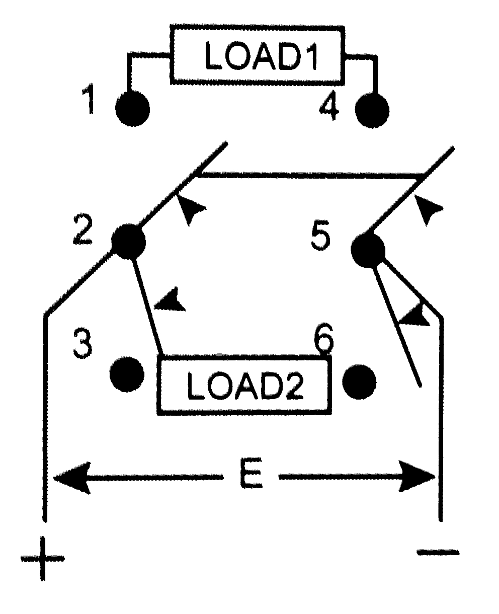 Schemat obwodu elektrycznego przełącznika TMC 03980360