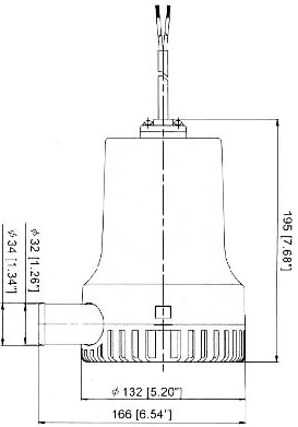 Schemat pompy zęzowej TMC 06601-24V